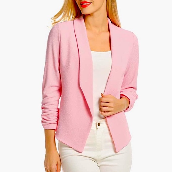 Trendy boutique Jackets & Blazers - CUTE pink blazer, sz SM. Excellent condition.😍💕🌸